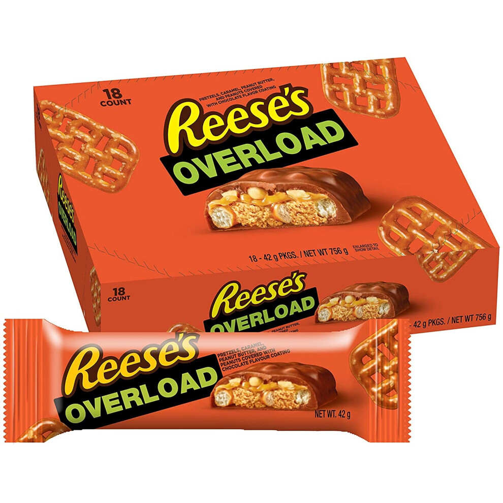 Reese's Overload, 42 g - Pack of 18,