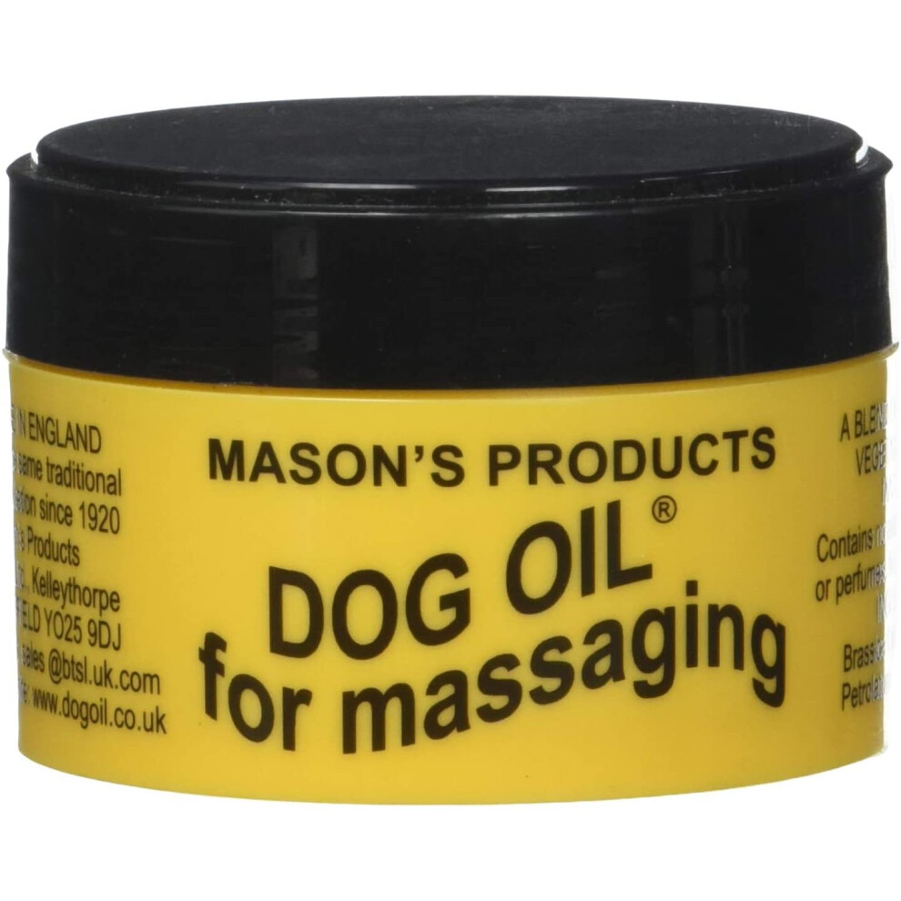 Masons 100g Dog Oil for Massaging