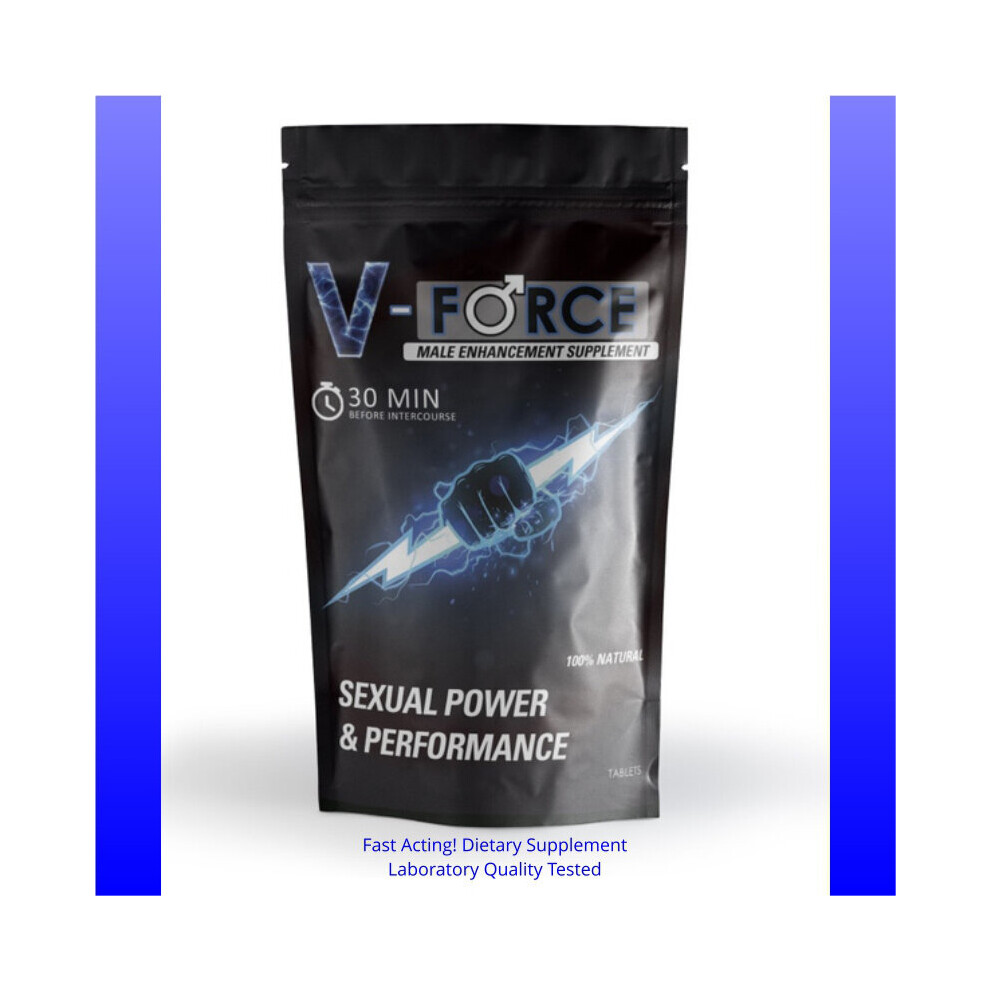 V-Force, 20 Herbal Supplement Pills for Men, Performance Enhancing