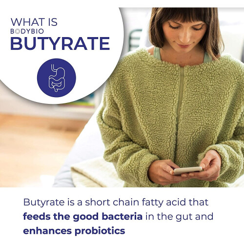 BodyBio, Butyrate de Sodium, 60 Gélules Non-OGM 2