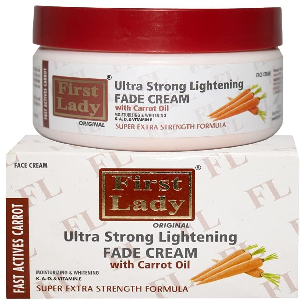 First Lady Ultra Strong Skin Lightening Fade Cream with Carrot Oil 200ml - Face