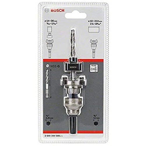 Bosch Bosch 2609390589 Q-Lock Hex Arbor, 14mm-210mm, Black/Silver