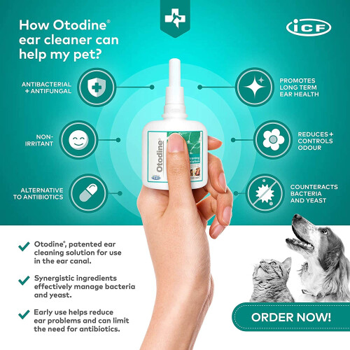 Cif Cif fatro Otodine Headset Solution for Dogs and Cats – 100 ml 2