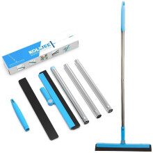 KOLLIEE Floor squeegee professional foam water squeegee floor for wet room window cleaner squeegee kitchen bathroom shower squeegee floor wiper garage
