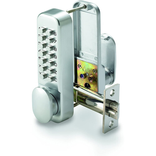 Securefast Mechanical Digilock Digital Push Button Door Key Pad Lock – Silver Model SBL310