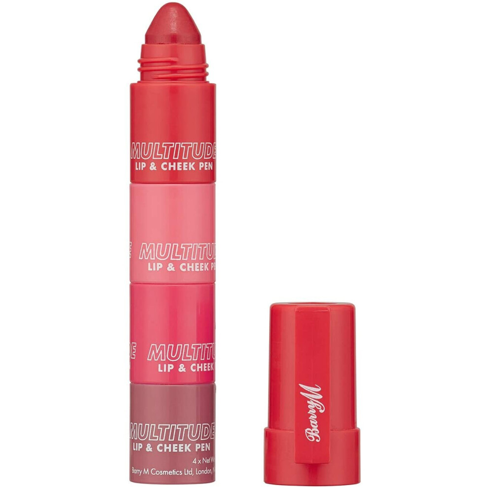 Barry M Cosmetics Multitude Lip & Cheek Pen, Mix And Match Colour Stain In Shade Pink, Sweet Darling