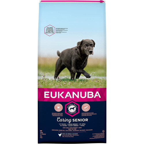 Tetra EUKANUBA Senior Tørfoder til store hunde i pose 15 kg