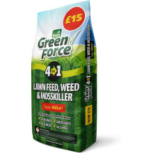 Greenforce G21086 Green Force Lawn Feed Weed Moss Killer 400m2 Fertilizer, Grey, 30.0 cm*21.0 cm*11.0 cm