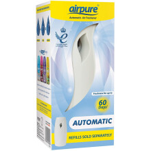 AIRPURE Automatic Air Freshener Machine with 2X AA Batteries, Fragrance Refresher for Homes and Offices, Refillable Spray for The Bathroom, Kitchen, B