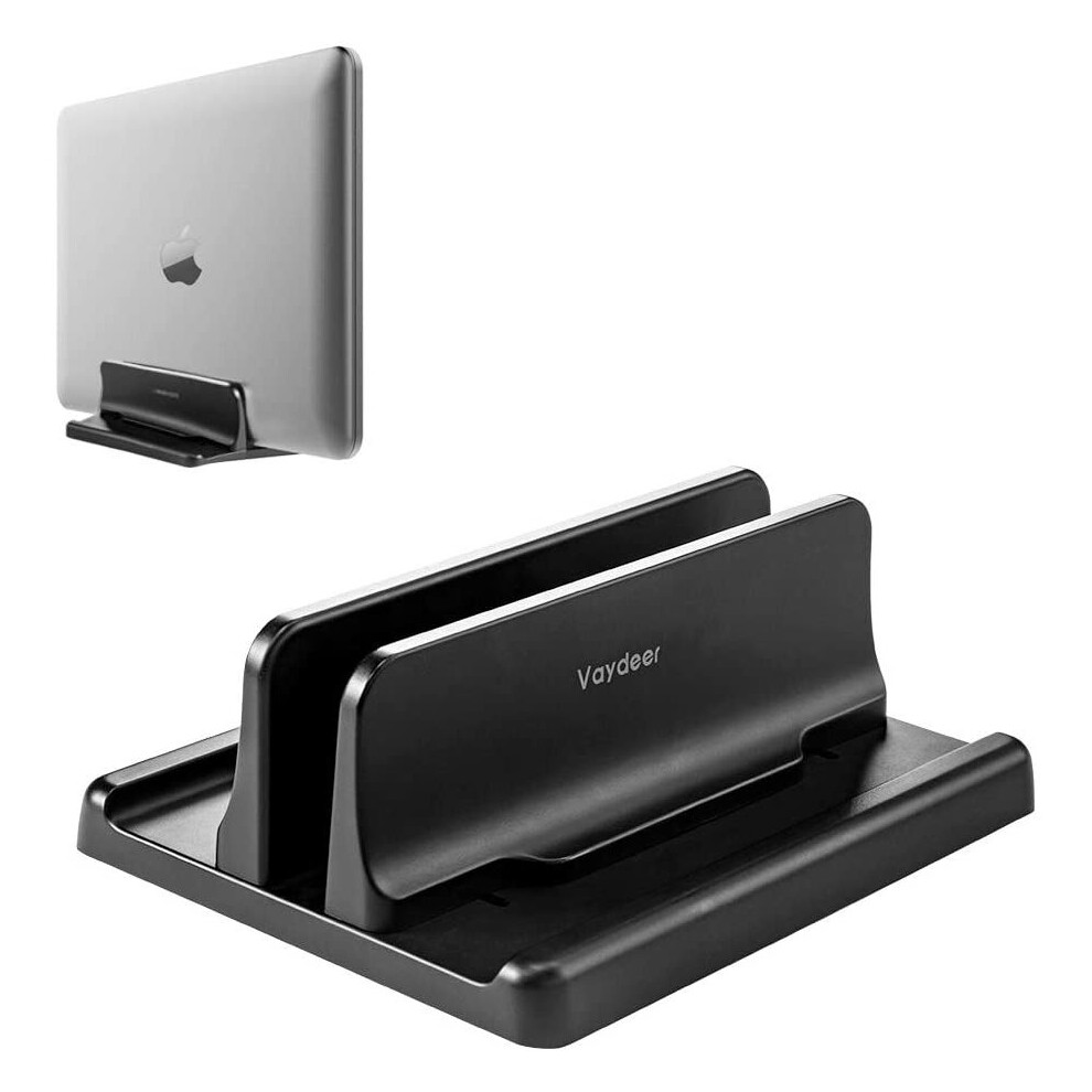Vaydeer Vertical Laptop Stand Holder Adjustable Desktop Abs Notebook Dock 3-In-1 Space-Saving For All Macbook Pro Air, Mac,Hp, Dell, Microsoft Surface 793565728266