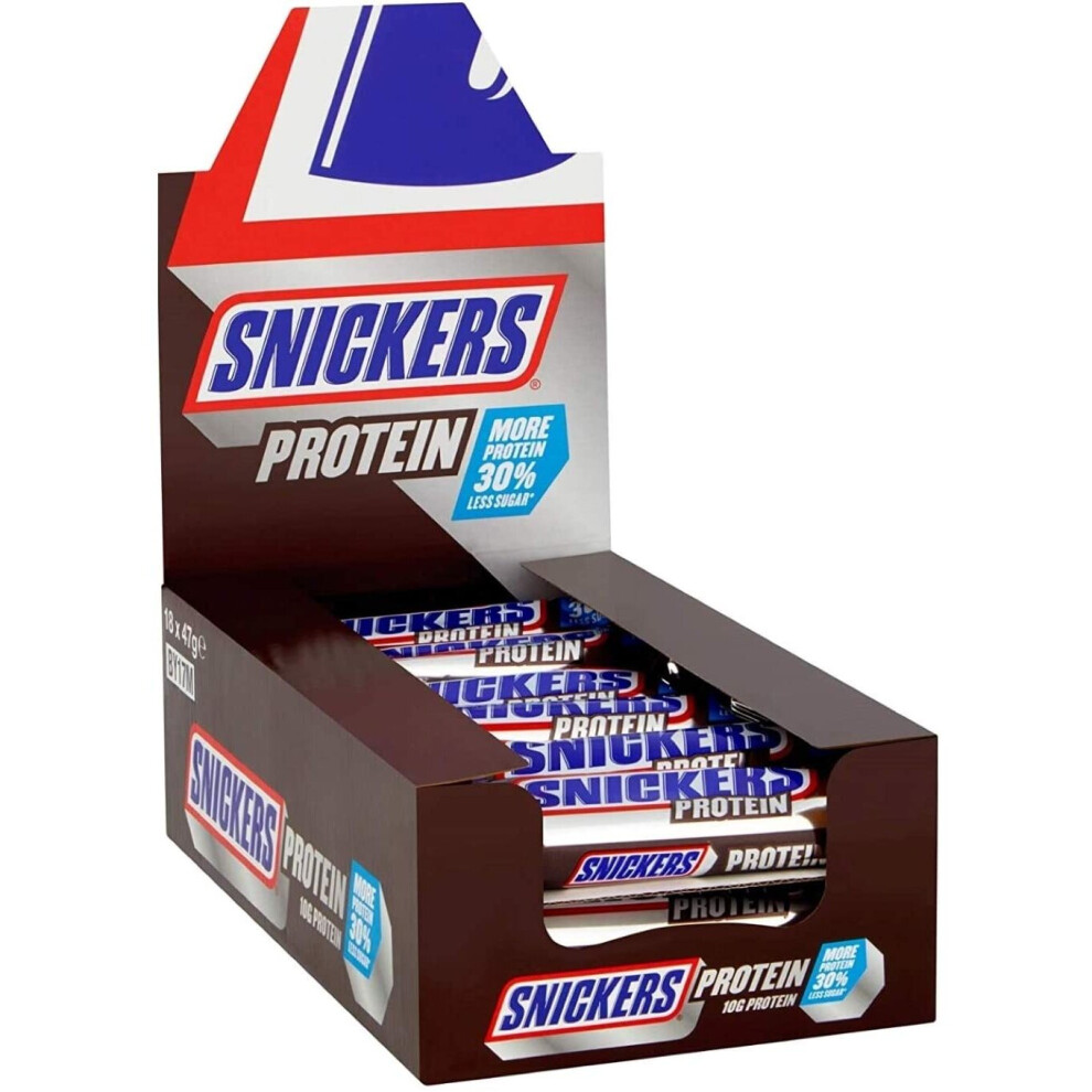 Snickers Protein Bar, Chocolate, 18 x 47g