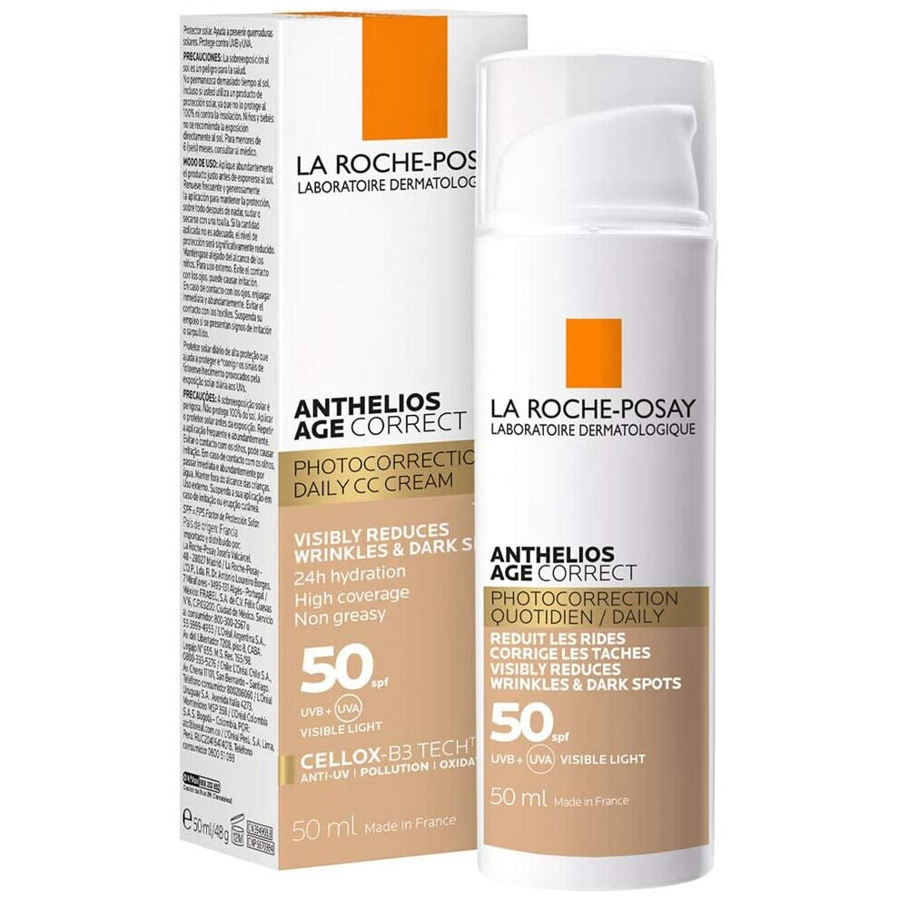 La Roche-Posay Anthelios - Age Correct TT Crema Solare Colorata SPF50, 50ml