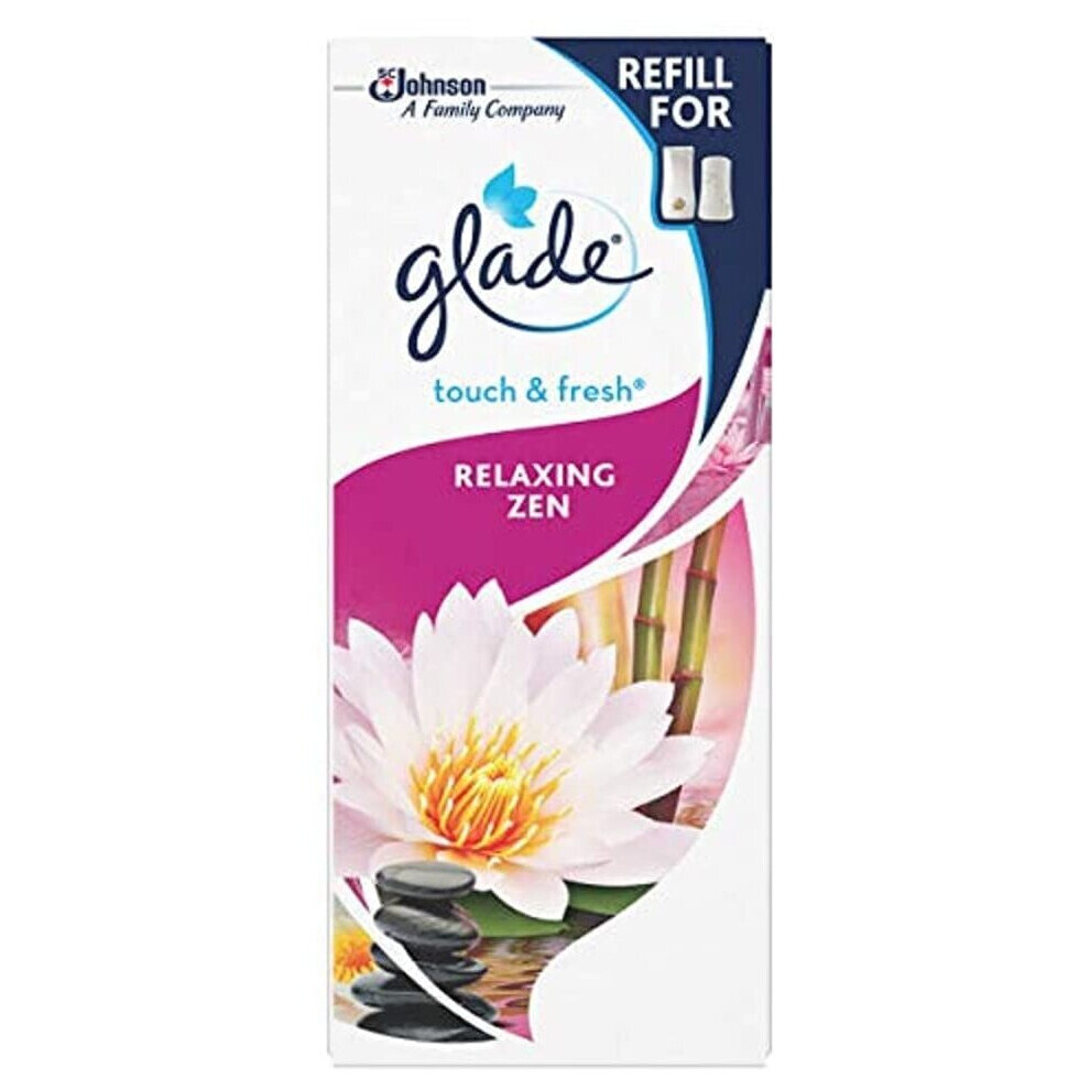Glade Touch & Fresh Refill, Air Freshener Refills for Home, Relaxing Zen, Pack of 12-image-OPC-P8RQY9B-NEW