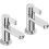 Bristan Bristan CLI 1/2 C Clio Basin Pillar Taps, Chrome 1