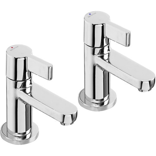 Bristan Bristan CLI 1/2 C Clio Basin Pillar Taps, Chrome