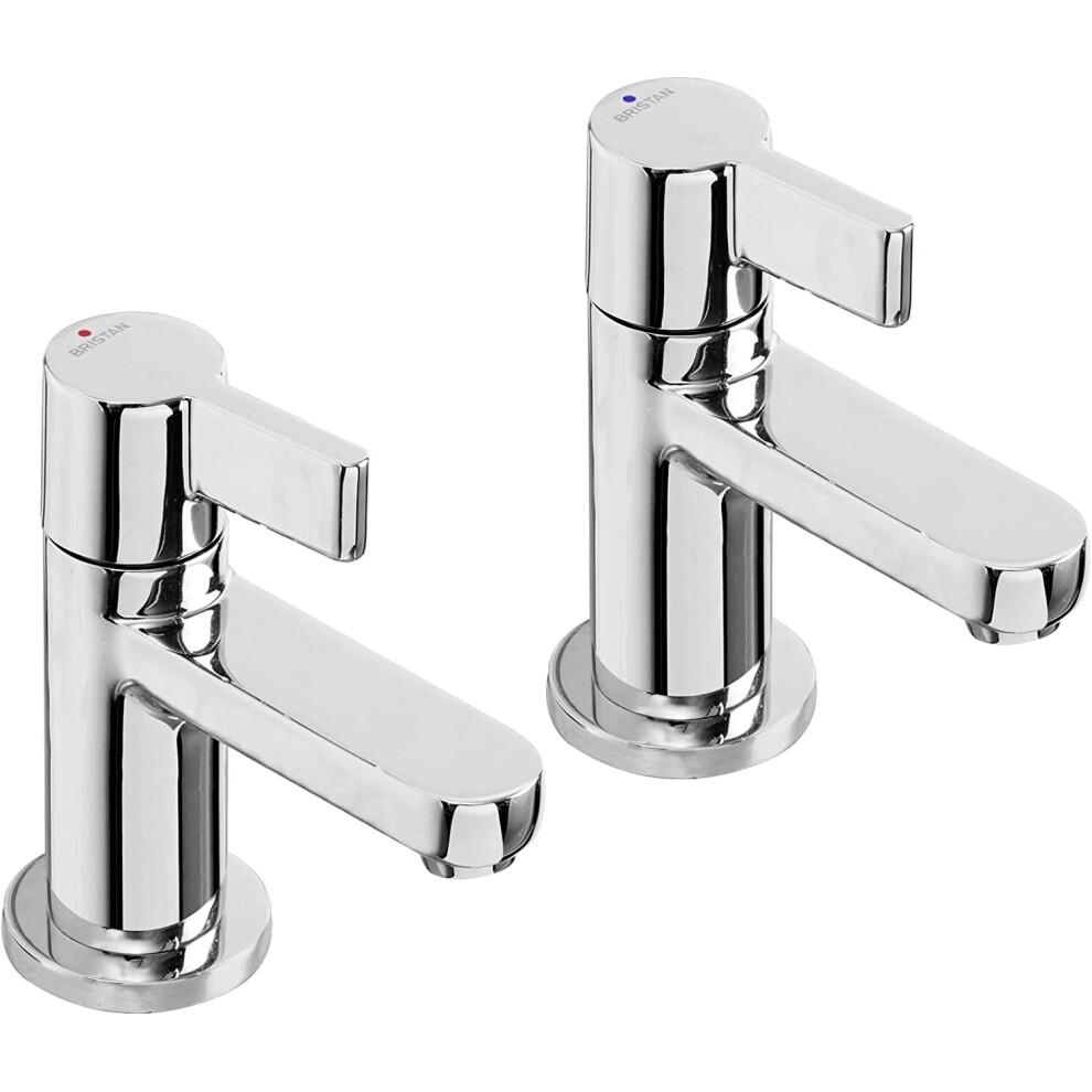 Bristan CLI 1/2 C Clio Basin Pillar Taps, Chrome