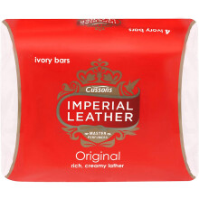 Imperial Leather Bar Soap Original Classic Cleansing Bar, Multipack of X4X8 x 100 g