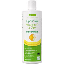 Igennus Liposomal Vitamin C 1000mg & Zinc, High Absorption Liquid Immune Support, with Copper & Selenium, Adults & Kids