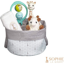SOPHIE LA GIRAFE Cesta de nacimiento "Érase una vez"