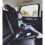 Huckaboo Car Seat Protector for Child Seat, Thick Padding, Black, with Sun Shade 8