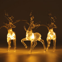 (Warm White) Deer String Fairy Lights Xmas LED Christmas Décor