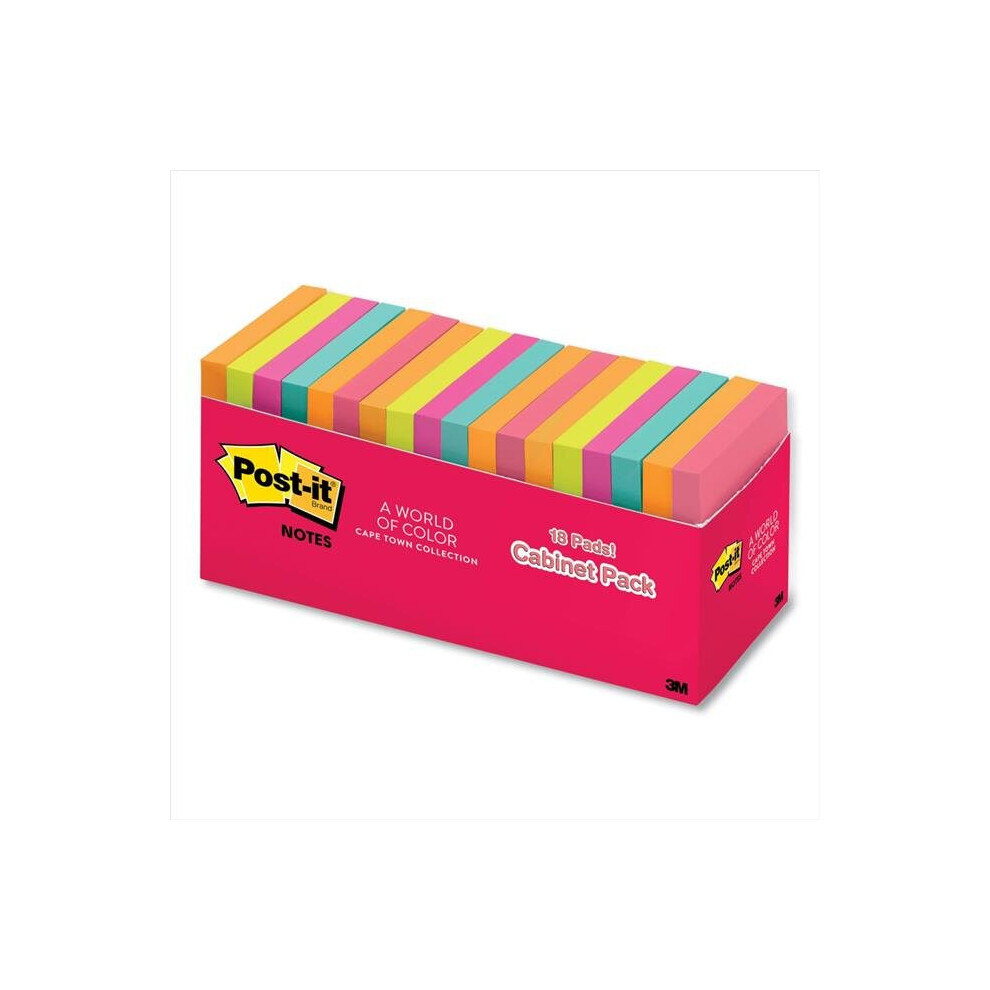 3M 65418CTCP 3 x 3 in. Cape Town Collection Original Pads in Cape Town Colors Cabinet Pack