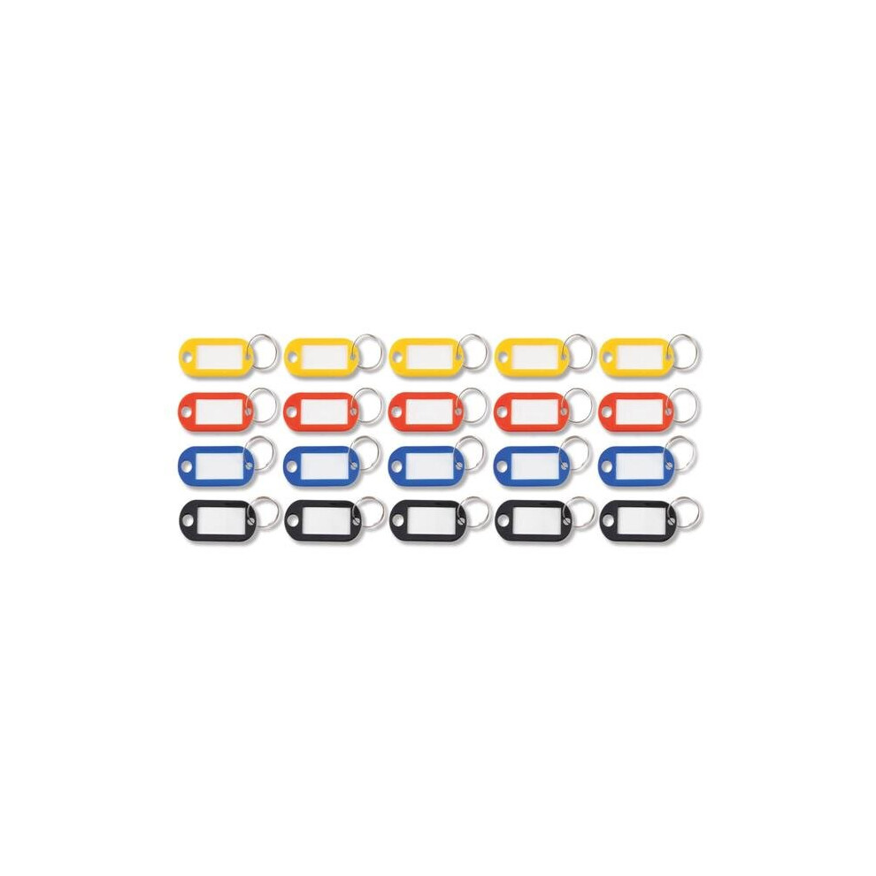 Advantus Key98007 Key Tags Label Window, Assorted - Pack Of 20 091141550851