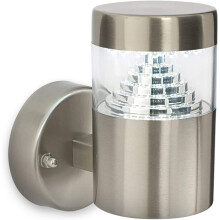 Pyramid Outdoor Wall Lights - Outside Mains Powered Lights - LED Garden Wall Up Light - IP44 Waterproof Porch and Front Door Light, Daylight White 650