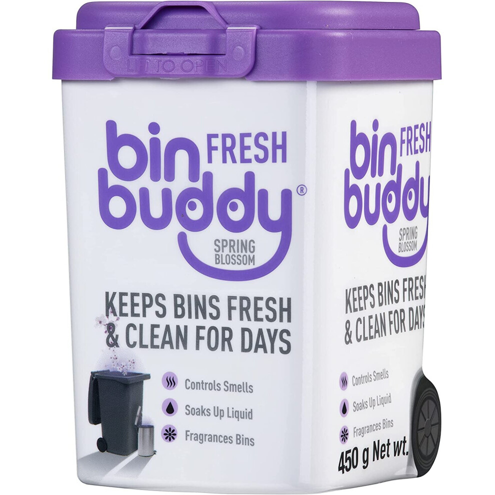 BIN BUDDY Fresh Spring Blossom, Bin Deodorizer Powder, 450g
