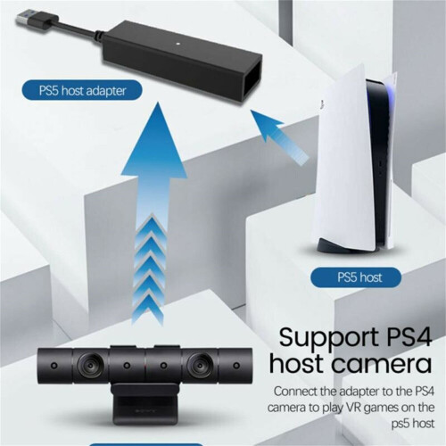 Conector PS VR a PS5 - Cable adaptador de cámara mini para PS5/PS4 VR 1
