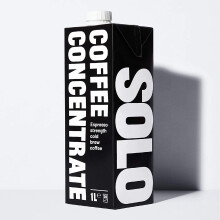 Solo Cold Brew Coffee Concentrate | Espresso Strength | Instant Barista Grade Coffee | Iced Coffee and Espresso Martini Mix | 1L x 20 Double Shots