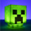 (Creeper) Minecraft Rechargeable Creeper Light Torch Light Ore Light Gift Toy 1