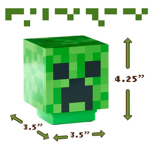 (Creeper) Minecraft Rechargeable Creeper Light Torch Light Ore Light Gift Toy 2
