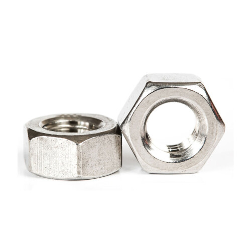 (10) M8 X 1.25Mm A2 Stainless Steel Hexagon Hex Full Nuts