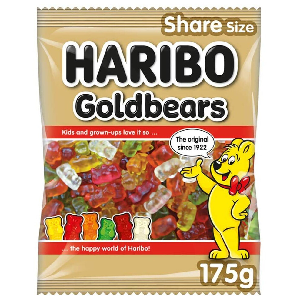 Haribo Gold Bears Sweets Bag, 175 g