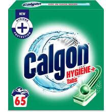 Calgon Hygiene Plus Washing Machine Water Softener, 65 Tablets