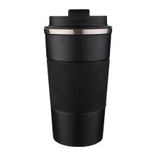 (Black) Stainless Insulated Thermal Coffee Mug 510ML