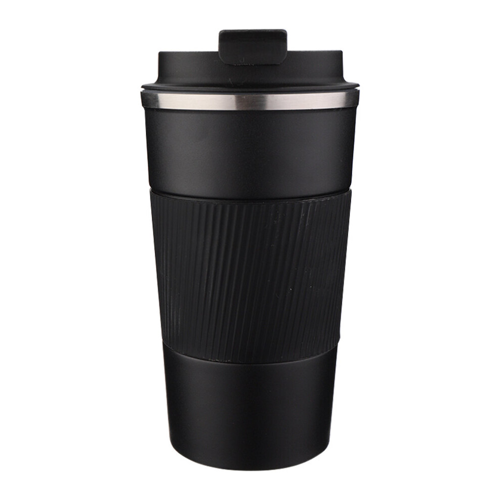 (Black) Stainless Insulated Thermal Coffee Mug 510ML