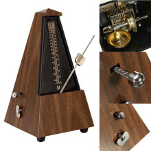Antique Vintage Wooden Mechanical Tempo Metronome Music Timer Wood