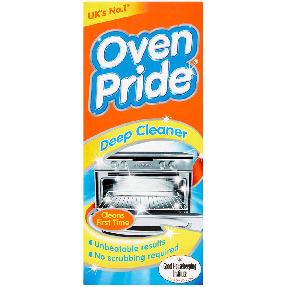 Oven Pride Complete Oven Cleaning Kit 500ml Includes Bag for Cleaning Oven Racks