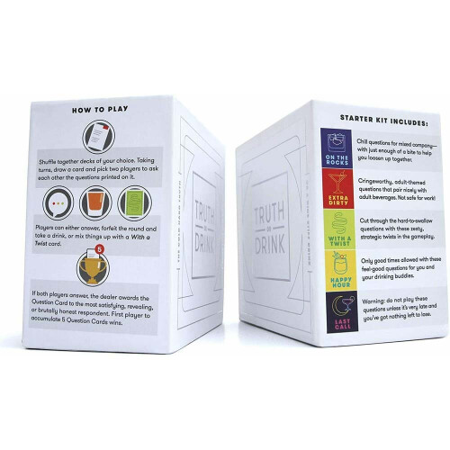 NEW Cut Truth Or Drink, NULL One Size, Unisex, Games 2