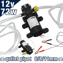 72W Oil Fuel Fluid Extractor Electric Transfer Self-priming Pump 12V