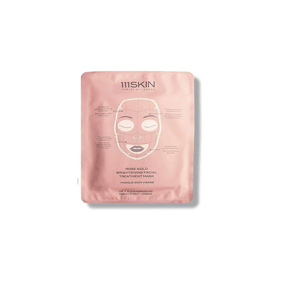111 Skin Ltd Gold 111Skin Rose Brightening Facial Treatment Mask - 1 Mask 30Ml/ 1.01Fl.oz