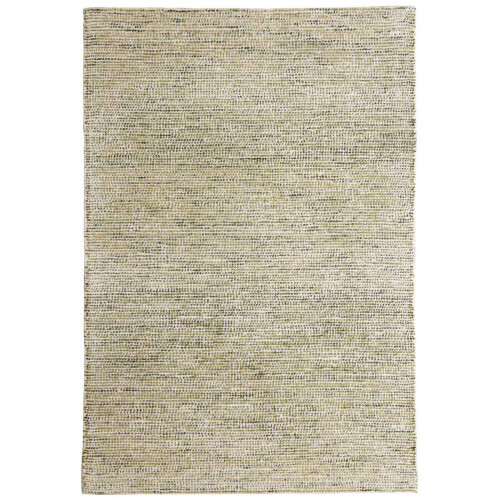 ORIENTAL WEAVERS (Green , 80x150cm ) Plain Pastel 100% Wool Rugs Eco friendly Handmade