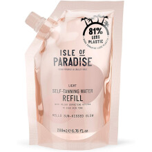Isle of Paradise Fake Tan Water Refill Peach (200 ml) Hydrating Self Tanning Water Natural Ingredients & Vegan light