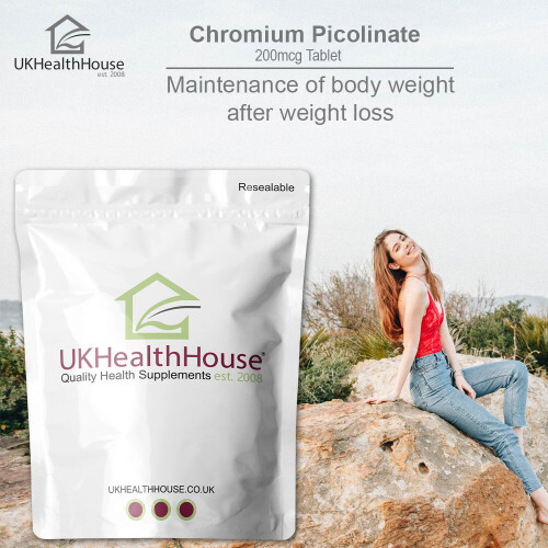Chromium Picolinate 1000mcg 120 Tablets Insulin & Blood Sugar Support 2