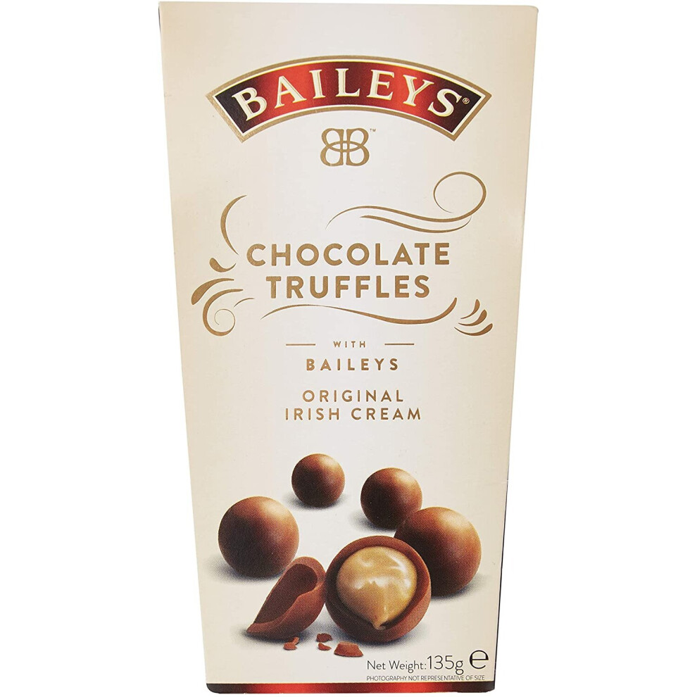 Baileys Irish Milk Chocolate Truffles 135G – Alcohol-Infused Liqueur Chocolates Cream