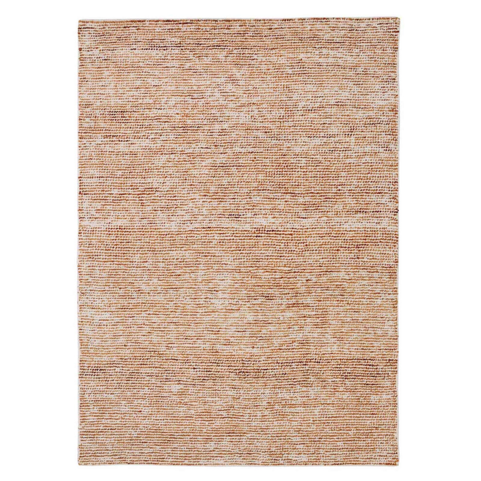 (Terra, 120x170cm) Plain Pastel 100% Wool Rugs Eco friendly Handmade