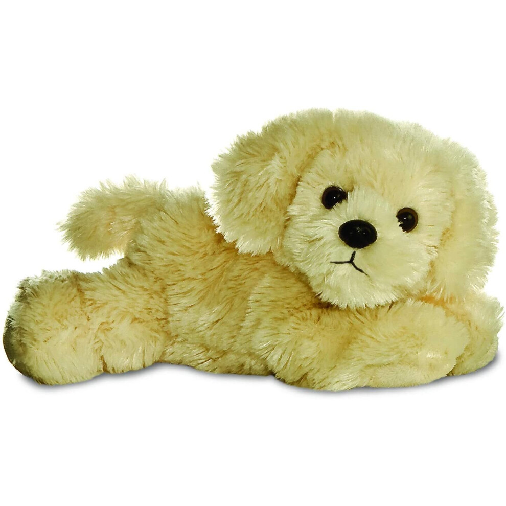 Aurora World Mini Flopsie Bailie Retriever | Soft Toy - Small - Plush Soft Toy Golden