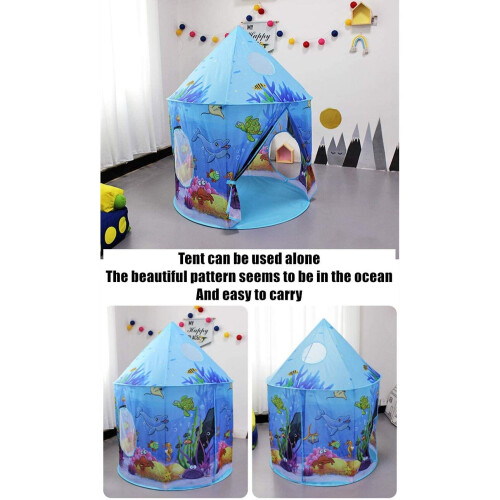 Benebomo 3-in-1 Kids Pop Up Play Tent,Children Play Tent house and